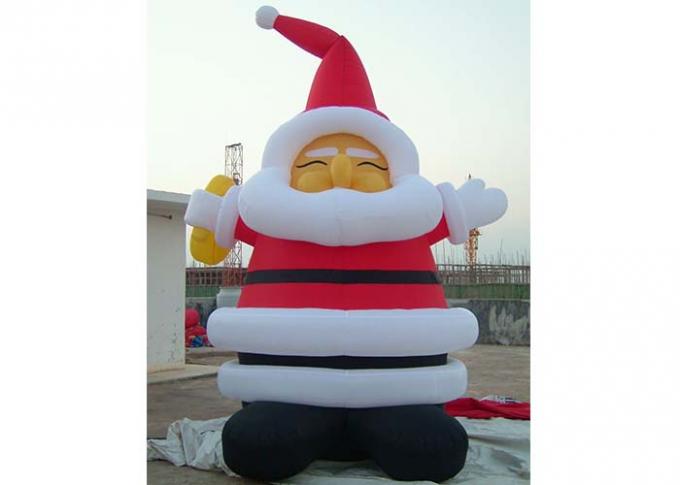 Produtos infláveis bonitos exteriores Santa da propaganda que anuncia Claus
