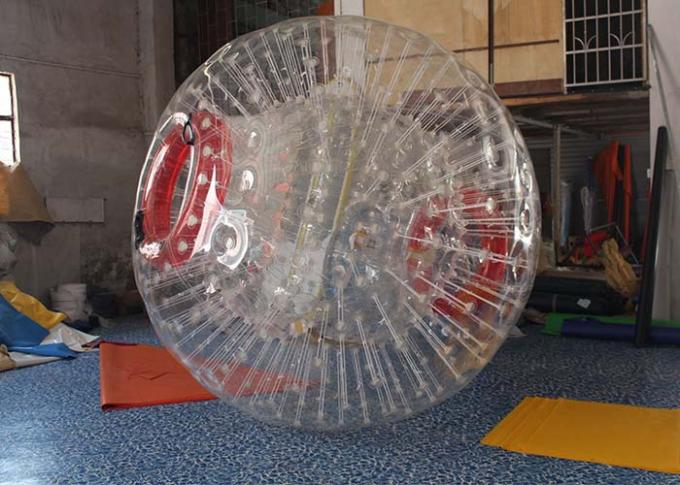 Jogos infláveis 60kg dos esportes da durabilidade alta transparente para o autódromo da rampa de Zorb