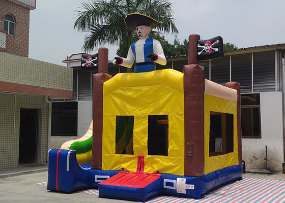 China Casa inflável 1.5m x 0.8m x 0.8m do salto do pirata exterior do vinil do PVC para o aluguel fornecedor