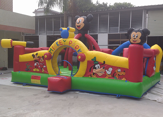 China Campo de jogos inflável do parque de Mickey, castelos Bouncy infláveis para adultos fornecedor