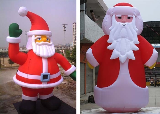 China Natal elegante Papai Noel inflável da tela de Oxford para a decoração fornecedor