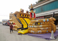 Corrediça inflável comercial gigante do navio de pirata de encerado durável do PVC para o aluguel fornecedor