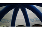 barraca inflável gigante da abóbada da prova da água do diâmetro de 8m, barraca inflável impressa do logotipo para anunciar fornecedor