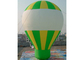 China tela de 0.45mm Oxford forma modelo inflável verde/amarelo do Ballon para a promoção exportador