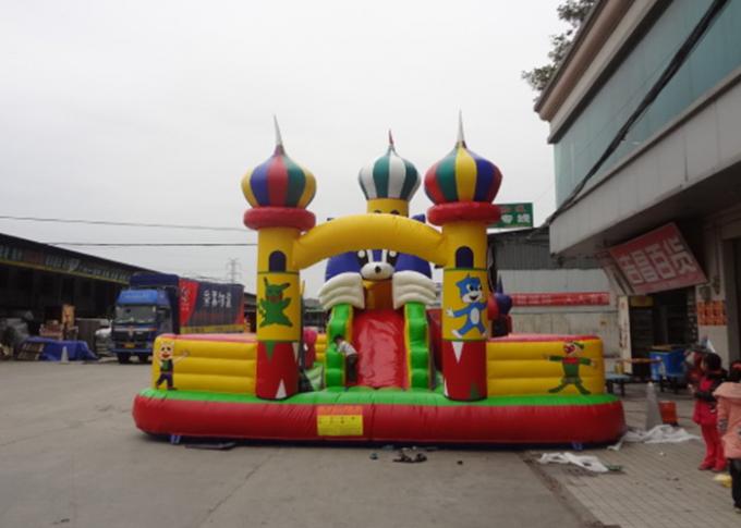 Parque de diversões inflável de grande encerado do PVC EN71 para saltar