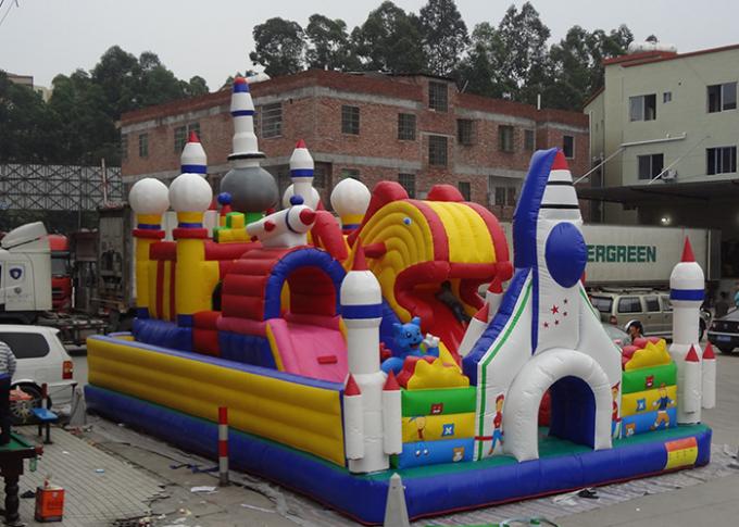 Fora de/o jogo comercial de Funcity parque de diversões inflável interno brinca para o jogo das crianças