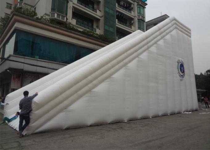 A pista comercial do dobro do vinil do PVC caçoa a corrediça inflável grande para crianças e adultos