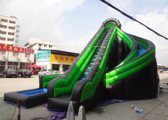 China Corrediça verde/do preto torção da associação/arrendamento infláveis Inflatables impressão de Digitas fornecedor