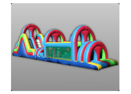 CHINA do jogo inflável do túnel do curso de obstáculo de encerado do PVC de 0.5mm corrediça dobro fornecedor