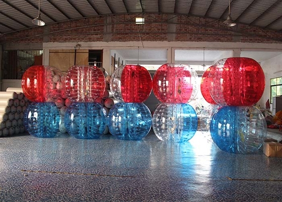 China Jogos infláveis azuis dos esportes, bola inflável de 60kg Zorb para Grassplot/neve fornecedor