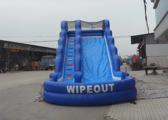 China Corrediça gigante inflável do PVC do Wipeout com associação/corrediça de água inflável para crianças e adultos fornecedor