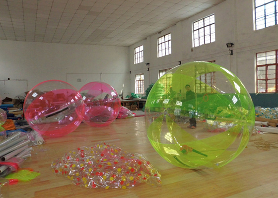 China PVC bola inflável verde/transparente de 2.0m da água para a piscina fornecedor