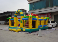 China Parque de diversões inflável de encerado do PVC da segurança 0.55mm com tubarão dos peixes empresa
