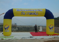 Os bens logotipo de 6m x de 4m imprimiram o anúncio do arco inflável para eventos