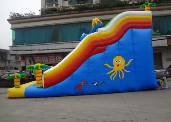 Infláveis comerciais do tema do mundo do mar secam a corrediça para atividades do evento fornecedor