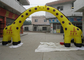 Amarele o arco inflável do PVC Airblown de 0,55 milímetros, costume da arcada da entrada do girafa fornecedor