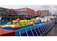 Campo de jogos inflável gigante elegante da água do navio de pirata para o verão fornecedor