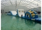 China Ilha inflável personalizada da água, curso de obstáculo inflável da água com jogos de reparação/ventilador exportador