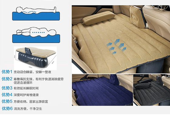 Cama de carro inflável móvel verde impermeável sem perfumes químicos/levar conveniente fornecedor
