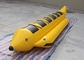 China O PVC amarelo/preto 0.9mm Flyfish o barco de banana inflável do jogo da água dos brinquedos da água exportador