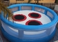 jogos infláveis atrativos dos esportes do PVC de 0.9mm, trampolim de salto do tirante com mola para jogos fornecedor
