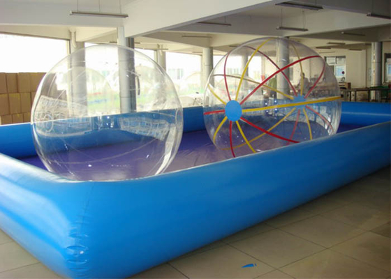 China O quadrado inflável da associação da bola da água do quintal durável feito sob encomenda/forma redonda para crianças joga fábrica