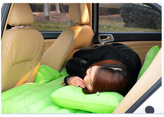 China Cama de carro inflável móvel verde impermeável sem perfumes químicos/levar conveniente fábrica
