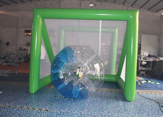 China Esverdeie jogos infláveis do objetivo do futebol do arco dos jogos dos esportes de encerado do PVC de 0.55mm/porta de Soccar distribuidor